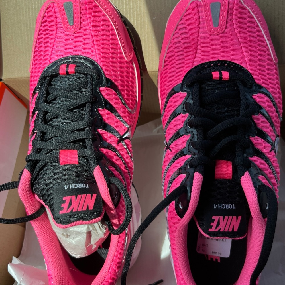 Nike Women’s Hot Pink and Black Athletic Running Shoes
